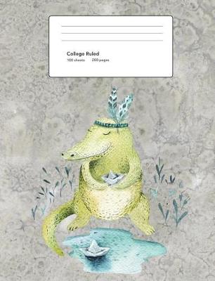 Book cover for Alligator Composition Book College Ruled