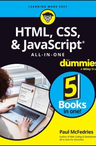 Cover of HTML, CSS, & JavaScript All-in-One For Dummies