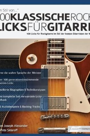 Cover of 100 Klassische Rock Licks für Gitarre