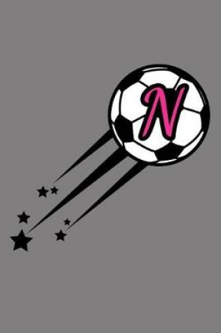 Cover of N Monogram Initial Soccer Journal