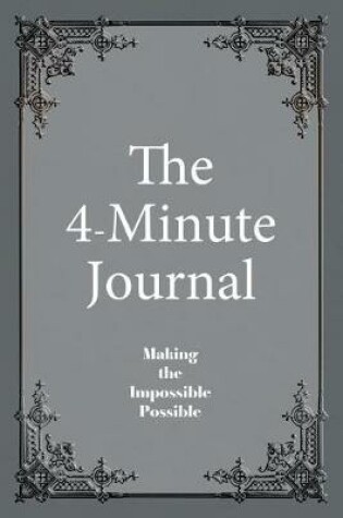 Cover of The 4-Minute Journal - Dated Slate Grey