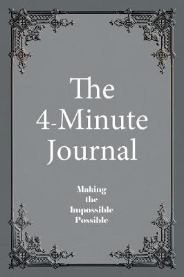 Book cover for The 4-Minute Journal - Dated Slate Grey