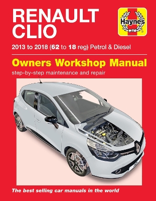 Book cover for Renault Clio petrol & diesel ('13-'18) 62 to18