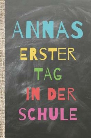 Cover of Annas erster Tag in der Schule