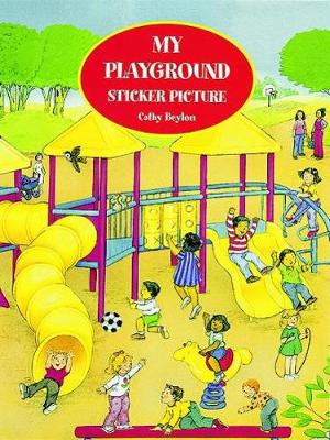 Book cover for My Playground Sticker Picture Book