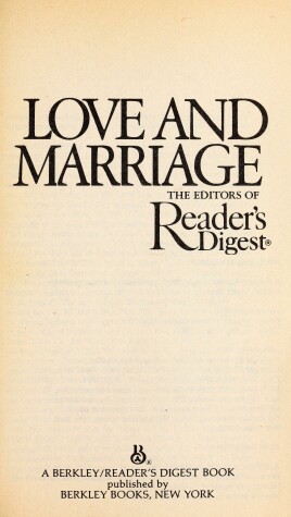 Book cover for Love and Marriage