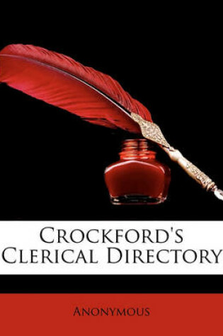 Cover of Crockford's Clerical Directory