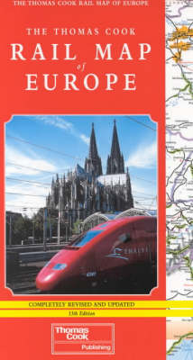 Book cover for The Thomas Cook Rail Map of Europe