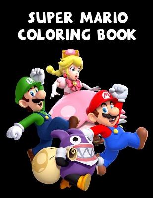 Book cover for Super Mario Coloring Book