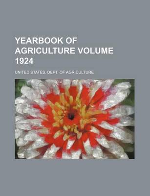 Book cover for Yearbook of Agriculture Volume 1924