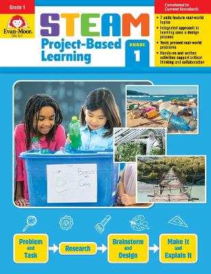 Cover of Steam Project-Based Learning, Grade 1