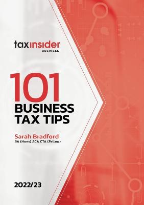 Book cover for 101 Business Tax Tips 2022/23