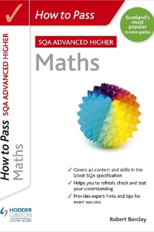 Cover of How to Pass SQA Advanced Higher Maths