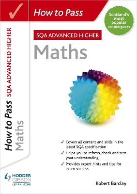 Book cover for How to Pass SQA Advanced Higher Maths