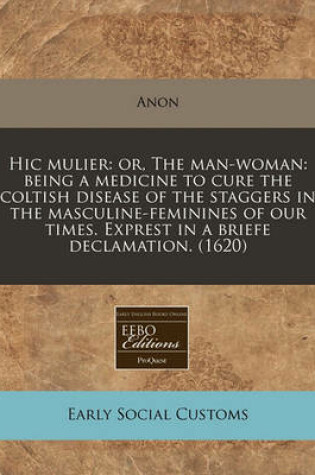 Cover of Hic Mulier