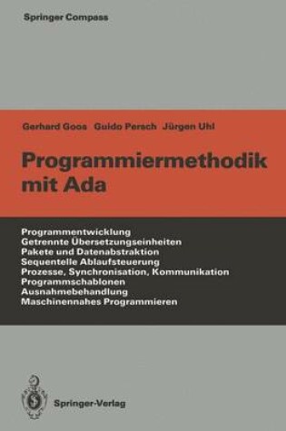 Cover of Programmiermethodik mit Ada