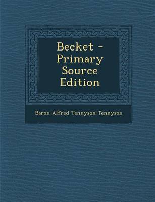 Book cover for Becket - Primary Source Edition