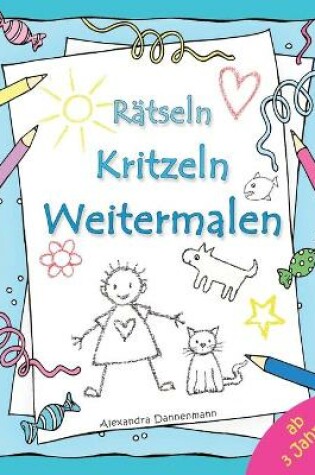 Cover of Rätseln, Kritzeln, Weitermalen