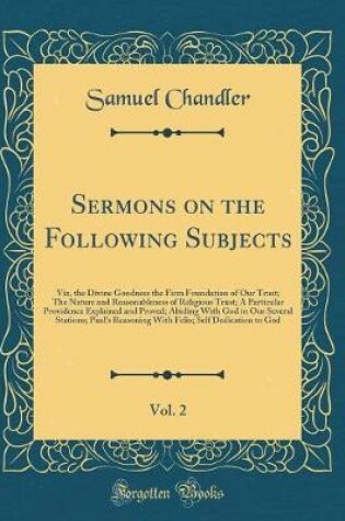 Cover of Sermons on the Following Subjects, Vol. 2