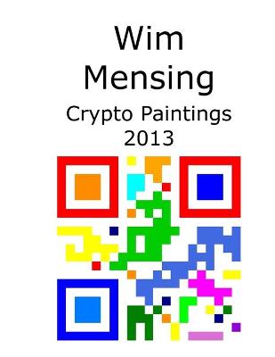 Book cover for Wim Mensing Crypto Paintings 2013