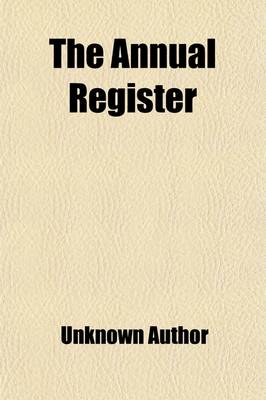 Book cover for The Annual Register (Volume 138)