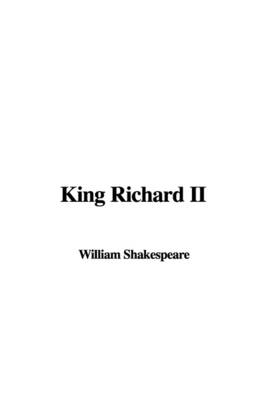 Book cover for King Richard II