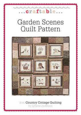 Book cover for Garden Scenes Quilt Pattern