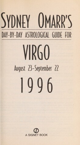 Book cover for Sydney Omarr's Astro Guide: Virgo