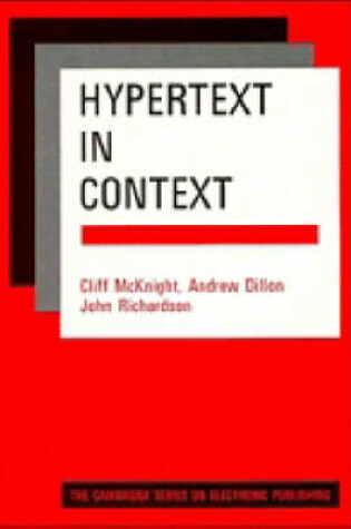 Cover of Hypertext in Context