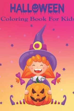 Cover of Halloween Colorng Book For Kids