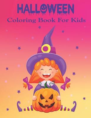 Book cover for Halloween Colorng Book For Kids