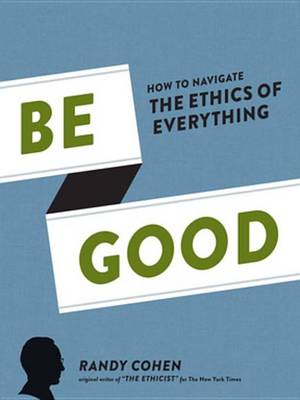 Book cover for Be Good