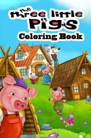 Cover of The Three Little Pigs Coloring Book