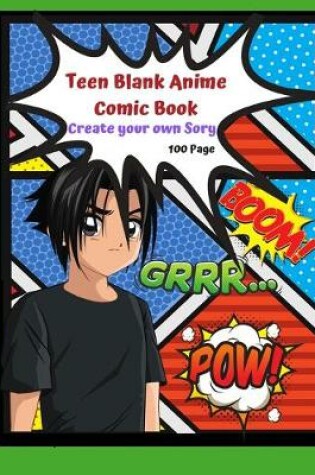 Cover of Teen Blank Anime Comic Book