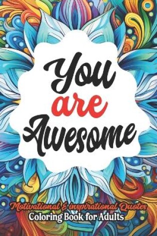 Cover of You are Awesome Coloring Book