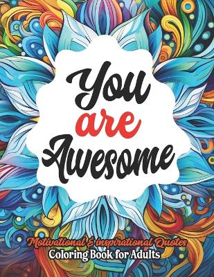 Book cover for You are Awesome Coloring Book