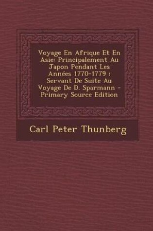 Cover of Voyage En Afrique Et En Asie