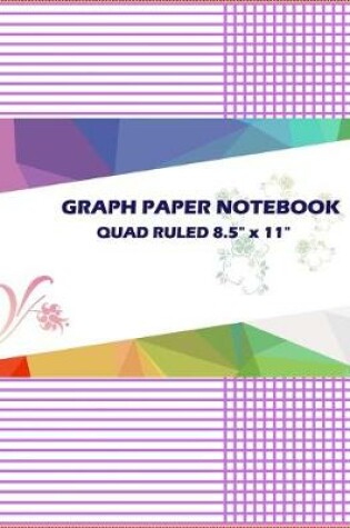 Cover of Graph Paper Notebook Quad Ruled 8.5" X 11"