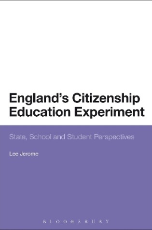 Cover of England's Citizenship Education Experiment