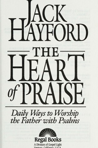 Cover of Heart of Praise Hayford Jack