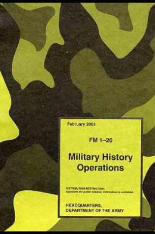 Cover of FM 1-20 Military History Operations