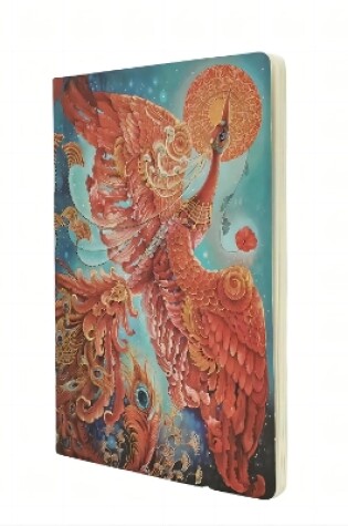 Cover of Firebird (Birds of Happiness) A4 Unlined Cahier