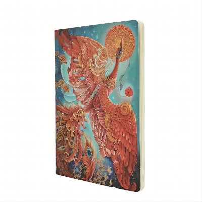 Book cover for Firebird (Birds of Happiness) A4 Unlined Cahier