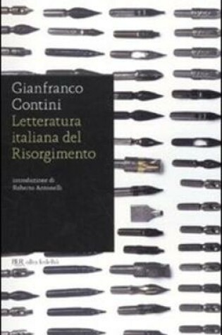 Cover of Letteratura italiana del Risorgimento