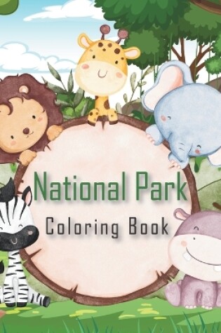 Cover of National park coloring book