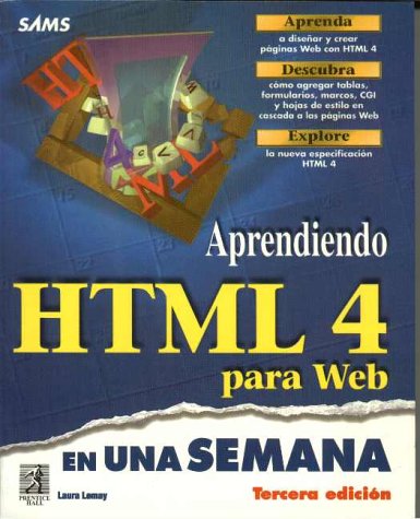 Book cover for Html 4 En UNA Semana (H