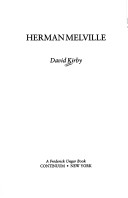 Cover of Herman Melville