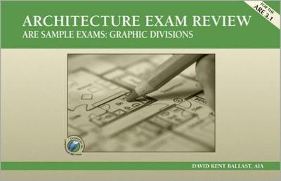 Book cover for Architecture Exam Review, Are Sample Exams: Graphic Divisions