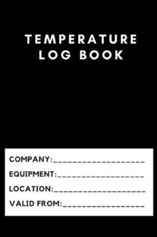 Cover of Temperature Log Book