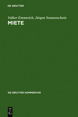 Book cover for Miete